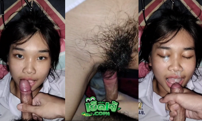 คลิปหลุดทางบ้าน นักเรียนมอต้น หมอยดกๆโดนเอาควยจับยัดรูหี เย็ดคาชุด แล้วชักว่าวน้ำแตกใส่หน้า โครตเงี่ยนเลย เสียวหีครางดีมาก